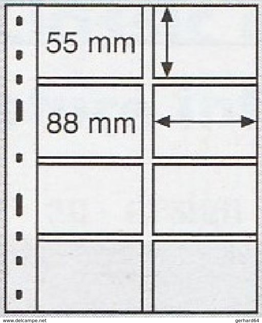 Leuchtturm - 4 Paquets De 10 Feuilles OPTIMA "4VC" Pour Télécartes (Matériel Neuf) (Lot 267) - Materiale