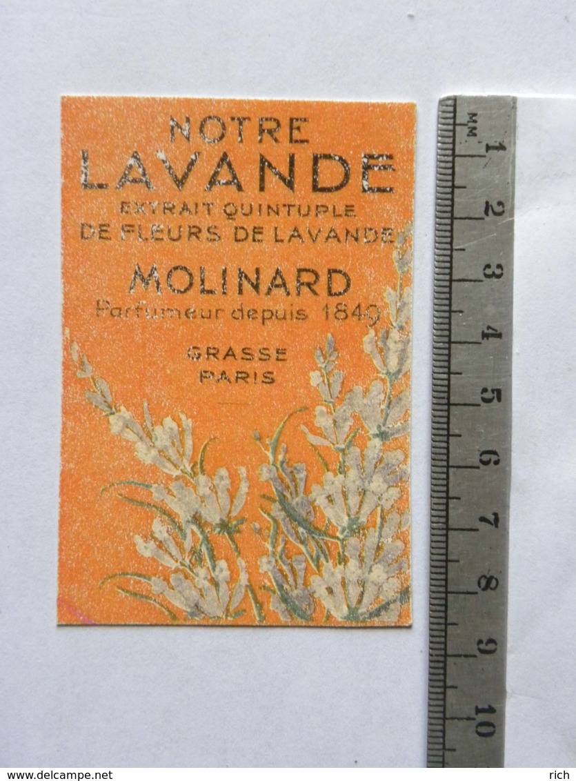 Carte Parfumée - Molinard - Notre Lavande - Non Classés