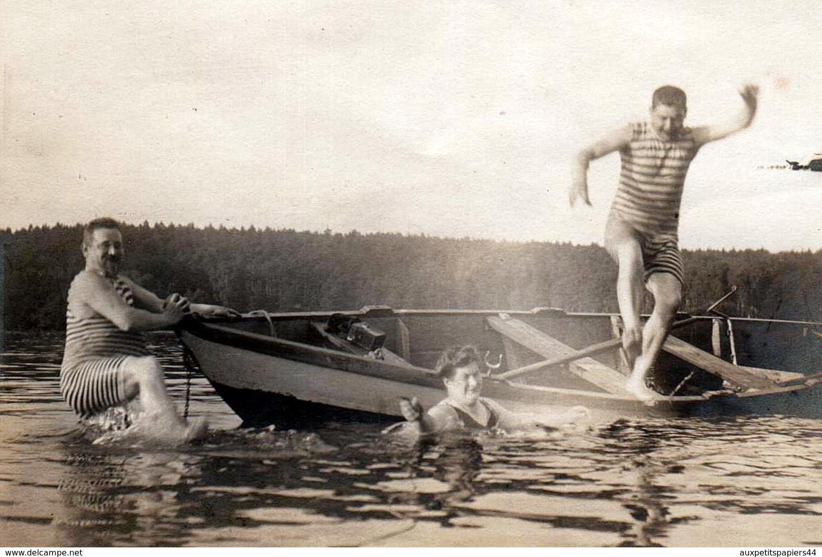 8 Amusantes & Rares Photos Originales Rigolade et Baignade en Famille, Déguisement et Marmaille vers 1900/10