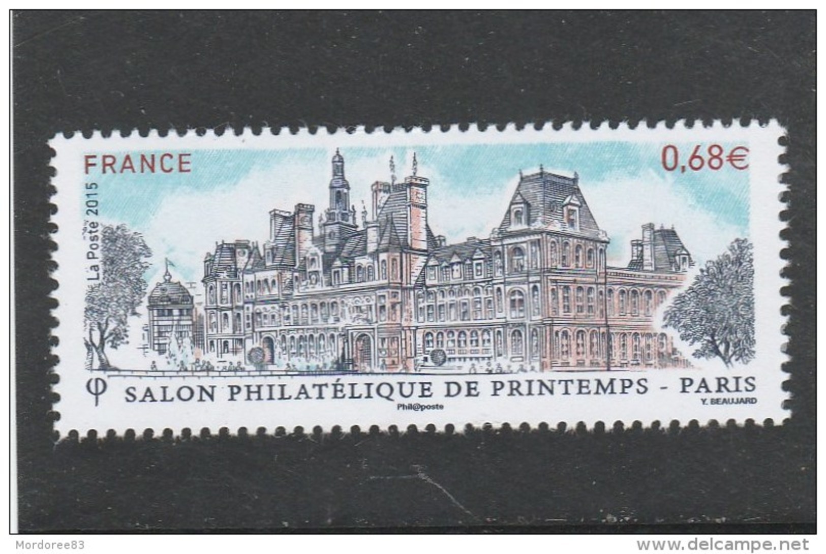 FRANCE 2015 SALON PHILATELIQUE DE PRINTEMPS PARIS NEUF** YT 4932 - - Unused Stamps
