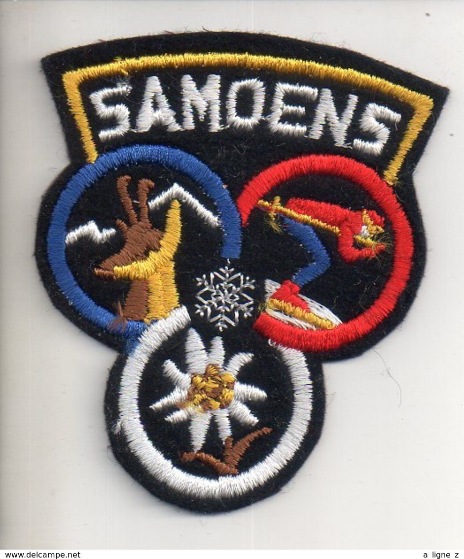 REF EX2 : Ecusson Tissus : SAMOENS - Ecussons Tissu