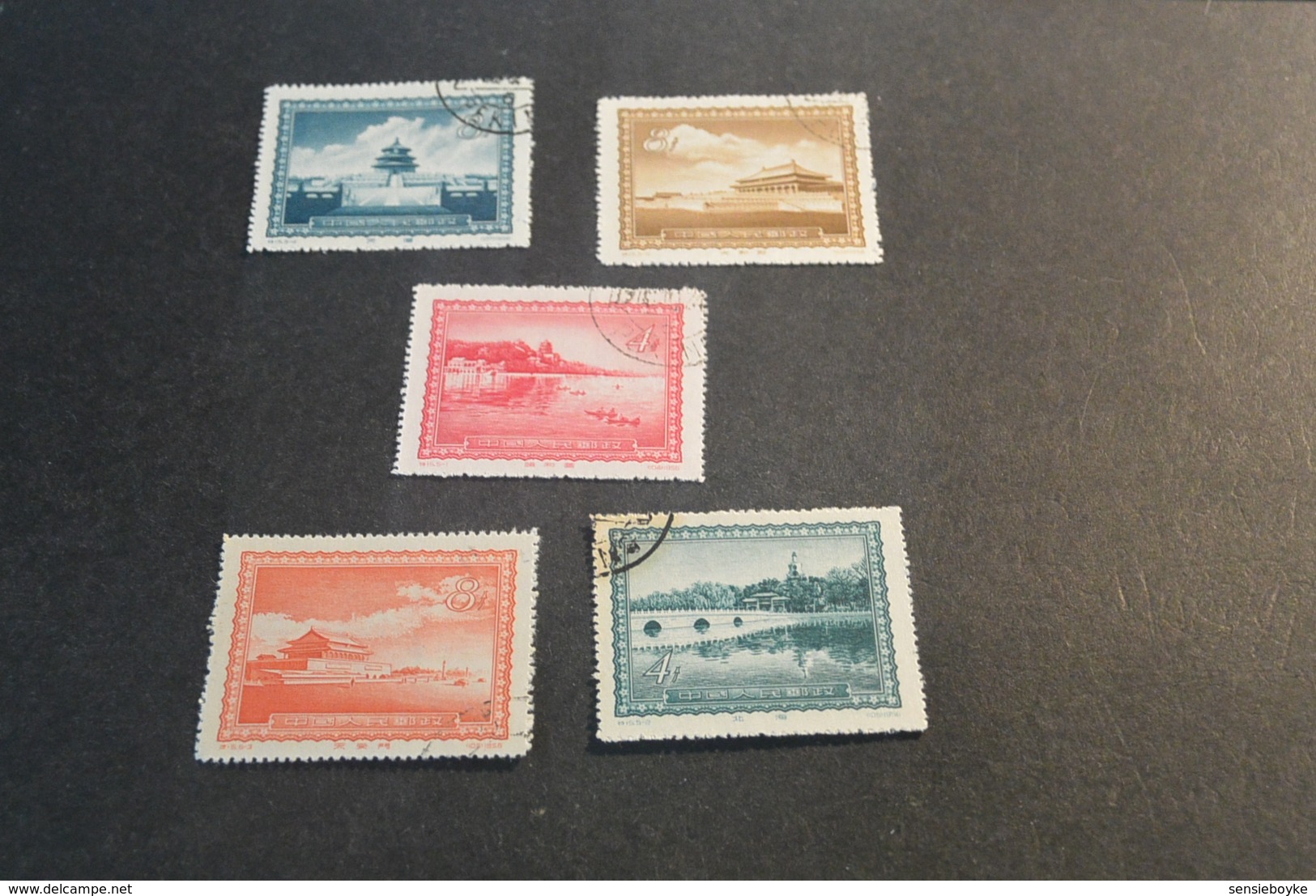 K23288 -set Used China - 1956 - 1957 - SC. 290-29' - Views Of Imperial Peking - Gebruikt