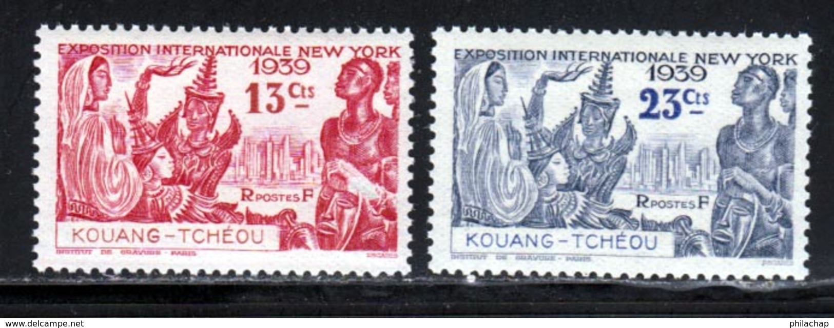 Kouang-Tcheou 1939 Yvert 118 / 119 ** B - Unused Stamps