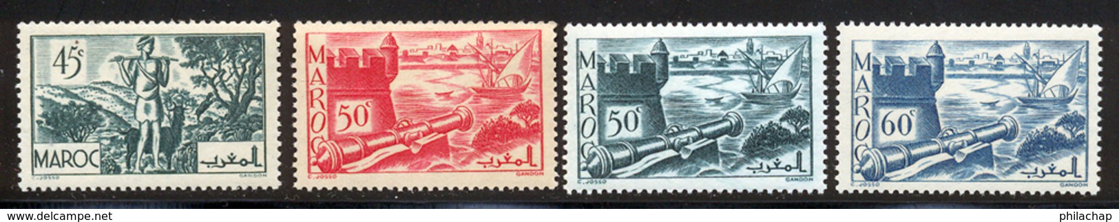 Maroc 1939 Yvert 172 / 175 ** TB - Nuevos