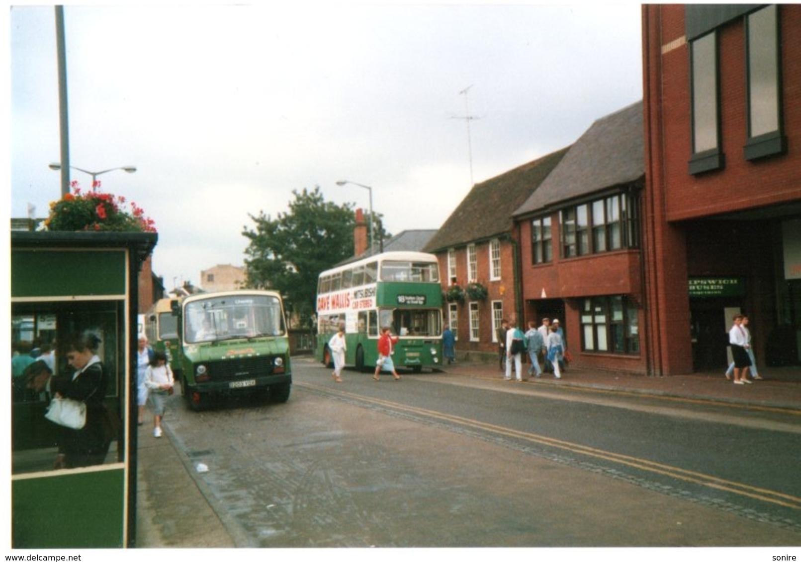 35mm ORIGINAL PHOTO BUS DOUBLE N°18 SOUTHERN CIRCULAR VIA ORWELL IPSWICH - F318 - Other & Unclassified