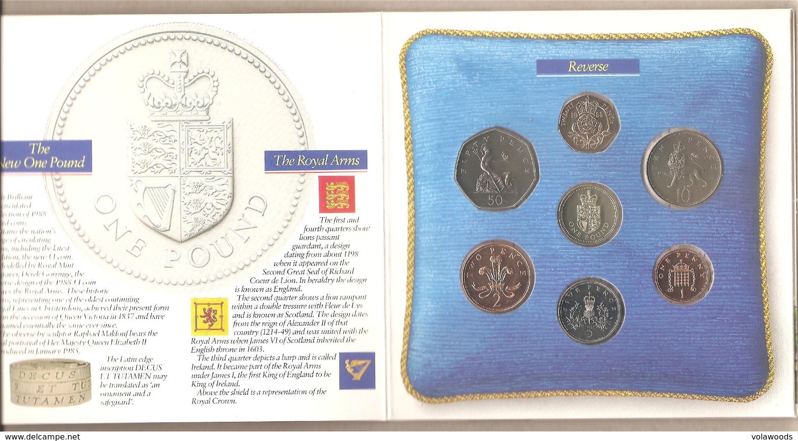 Regno Unito - Brillant Uncirculated Coin Collection Mint Set - 1988 - Nieuwe Sets & Proefsets