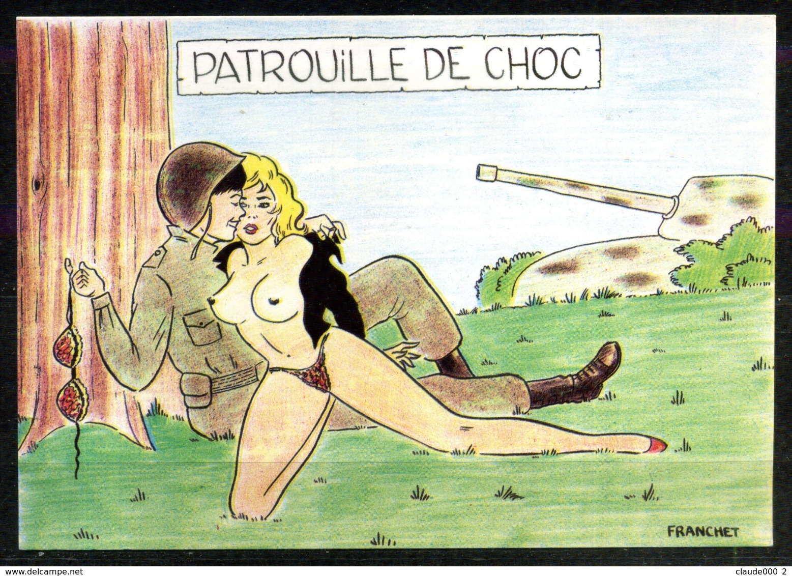 PATROUILLE DE CHOC.   Voir Recto - Verso    (U573) - Umoristiche