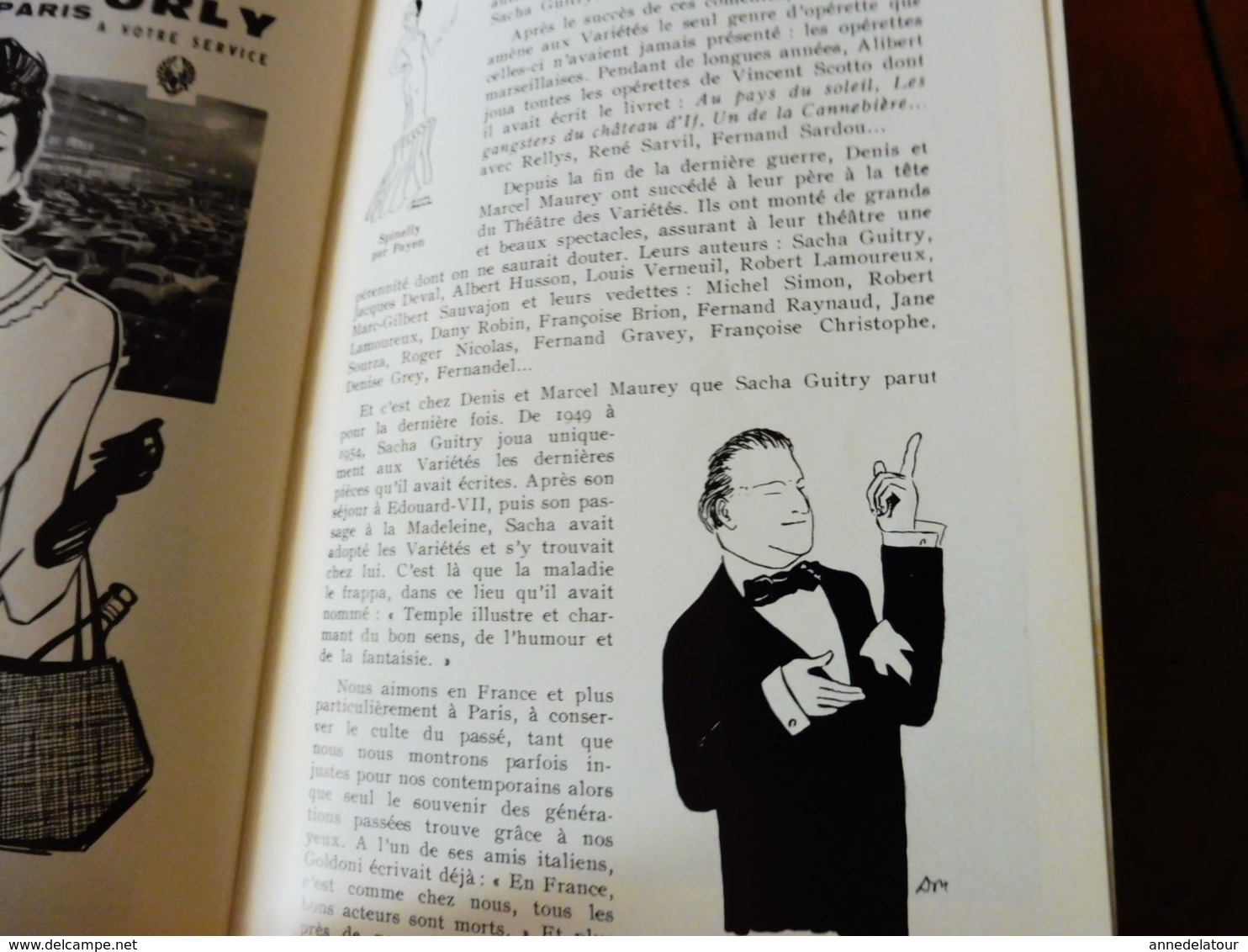 1964 THÉÂTRE des VARIÉTÉS : c'est une belle histoire (sur 7 pages de texte et photos), Nombr photographies d'artistes