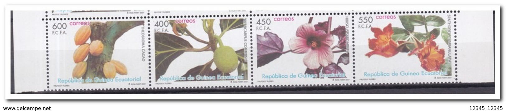 Equtoriaal Guinea 2007, Postfris MNH, Trees, Cacao - Equatorial Guinea