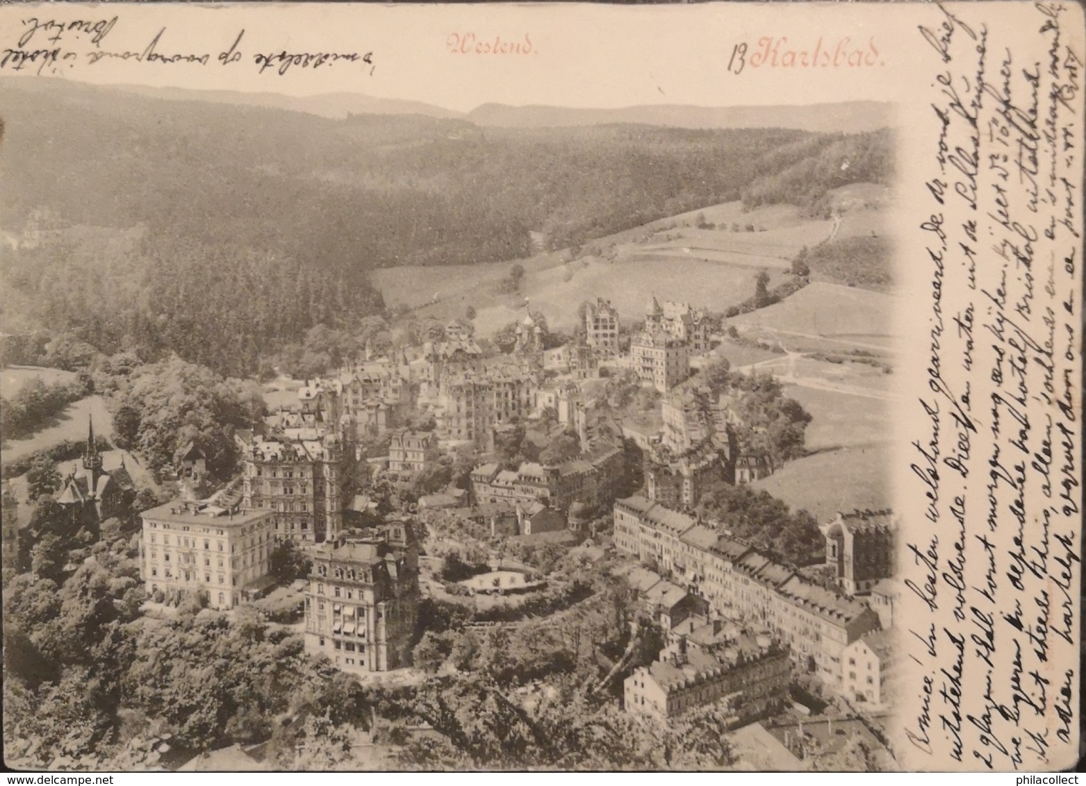 Karlovy Vary - Karlsbad // Westend Used 1900 - Czech Republic