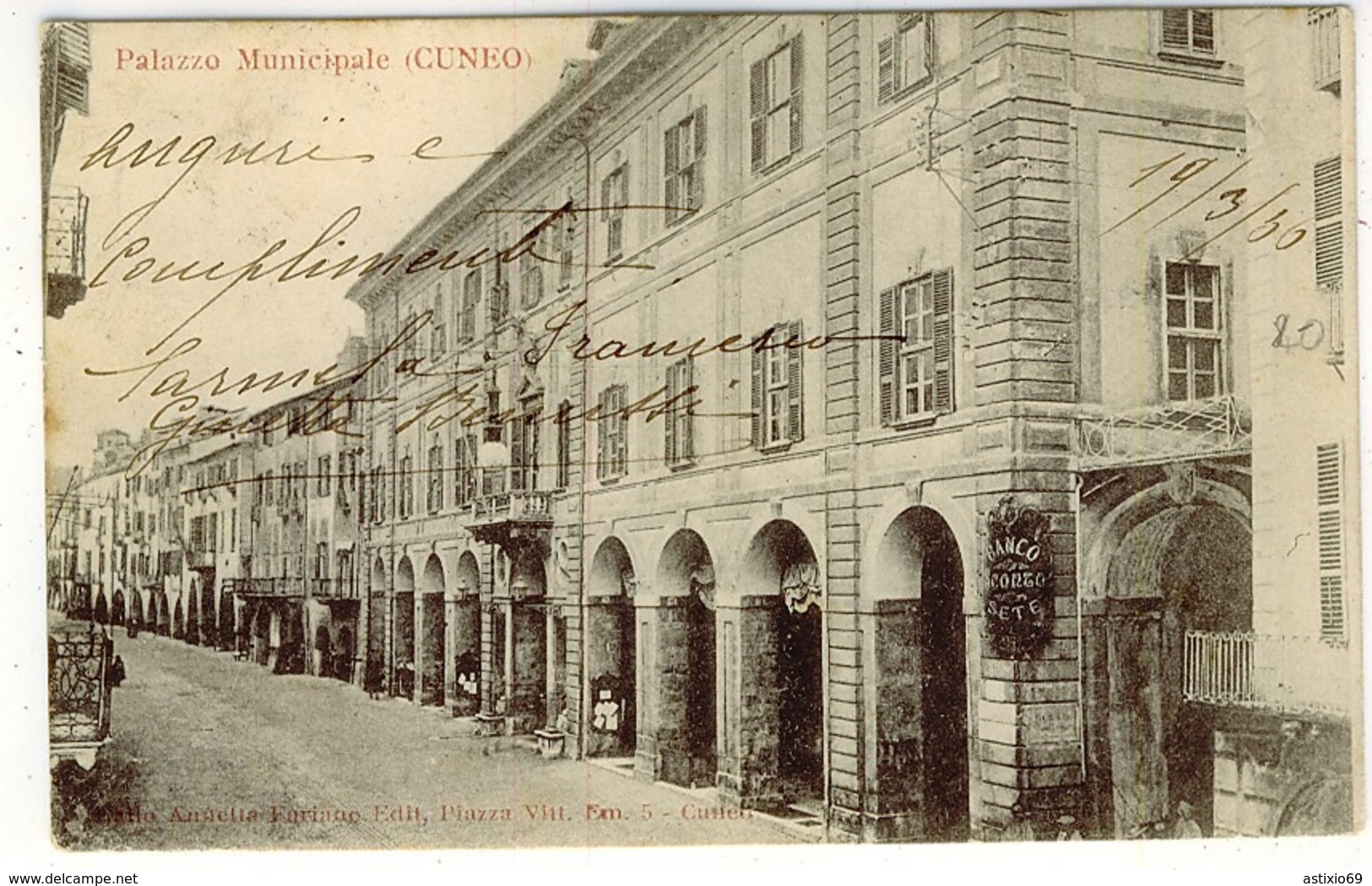 CUNEO PALAZZO MUNICIPALE - Cuneo