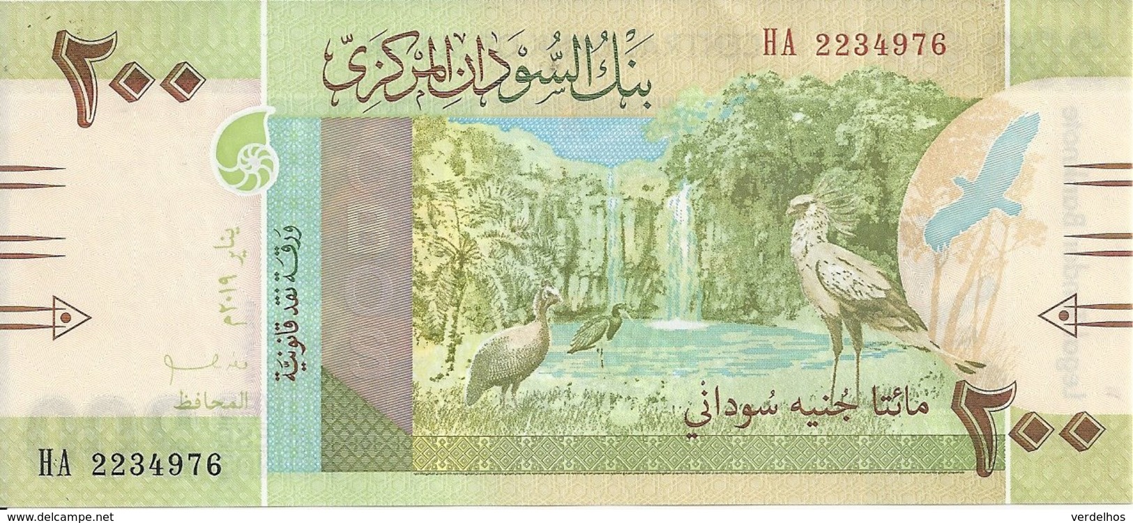 SOUDAN 200 POUNDS 2019 UNC P New - Soudan