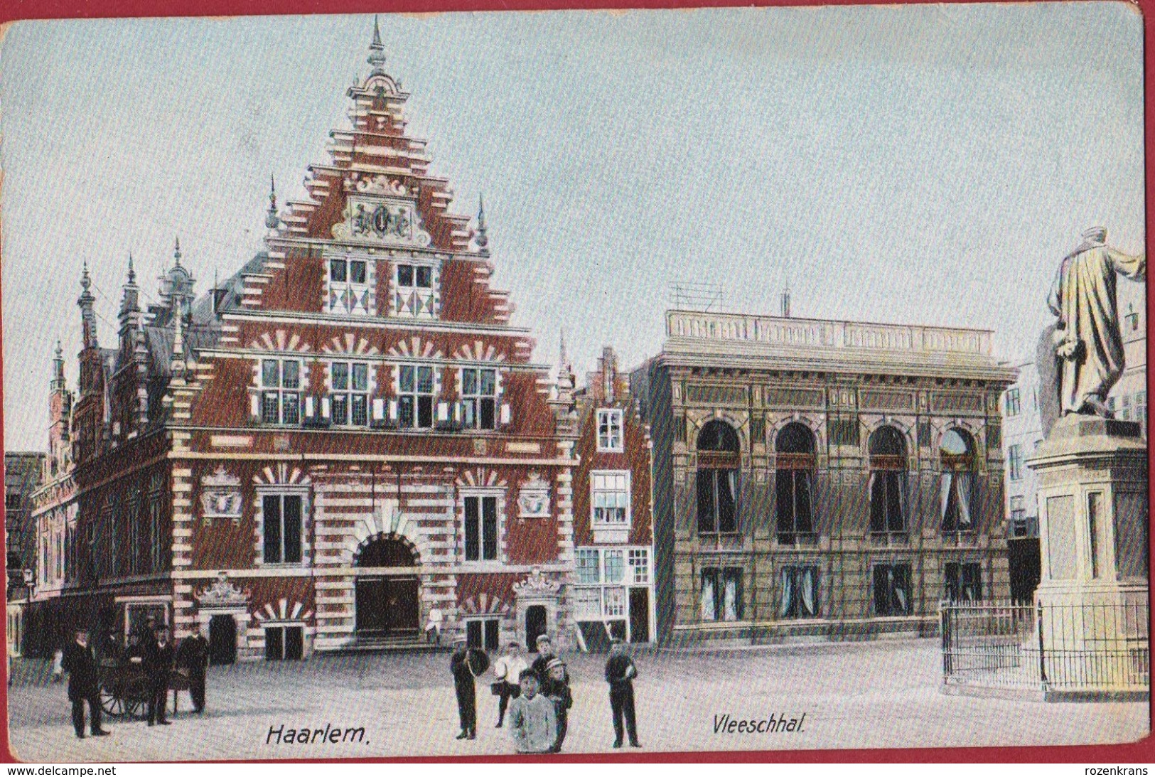 Haarlem Nederland Noord-Holland Vleeshal Vleeschhal Belle Epoque Geanimeerd +/- 1905 - Haarlem