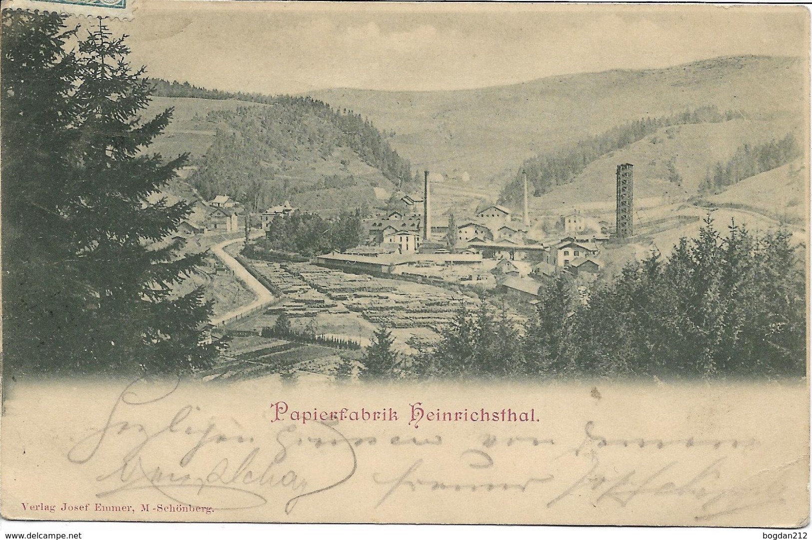 1902 - Jindrichov U Sumperka Heinrichsthal, Okres Sumperk , Gute Zustand ,  2 Scan - Tschechische Republik