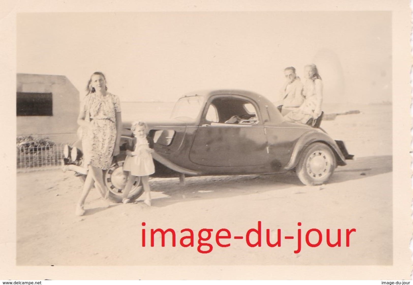 PHOTO ANCIENNE Voiture Citroën Traction Coupé - Automobiles