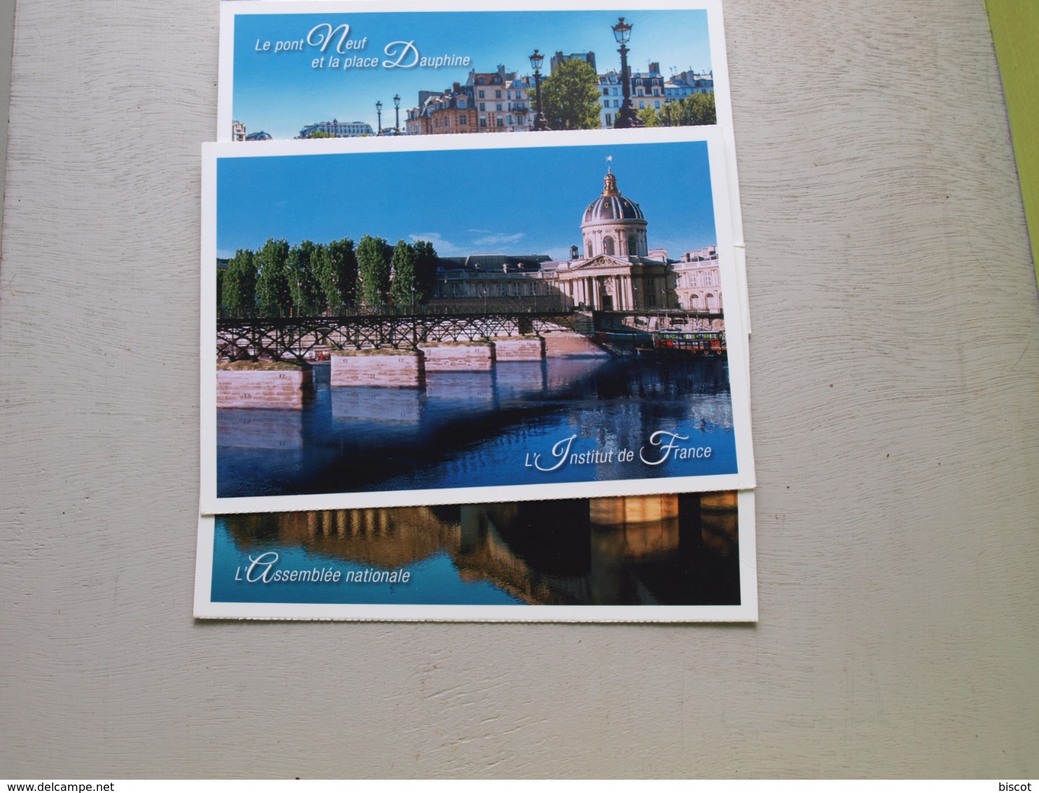 6 cartes prétimbrées  ponts de PARIS