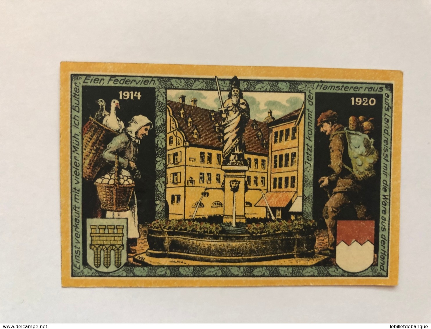 Allemagne Notgeld Kitzingen 50  Pfennig - Collections