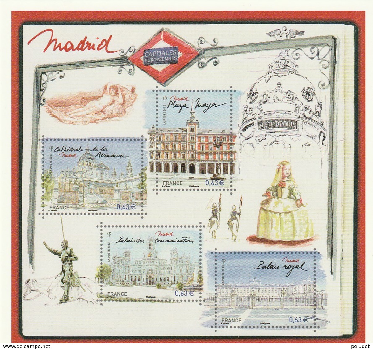 FRANCE. Carte Pré-timbrée Pre-stamped Card - Madrid, Capitales Européennes, 2019 - Listos A Ser Enviados: Otros (1995-...)