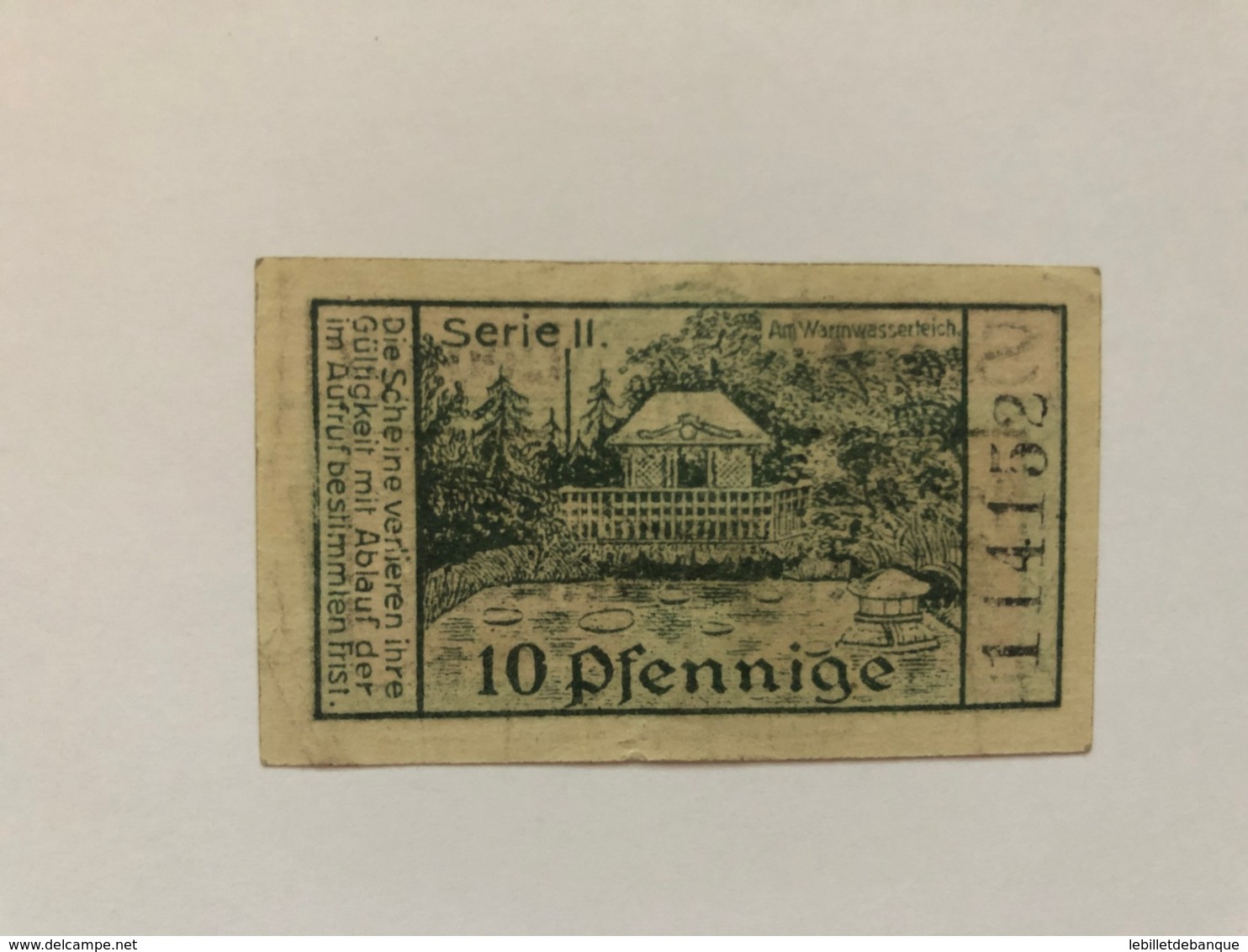 Allemagne Notgeld Liegnitz 10  Pfennig - Collections