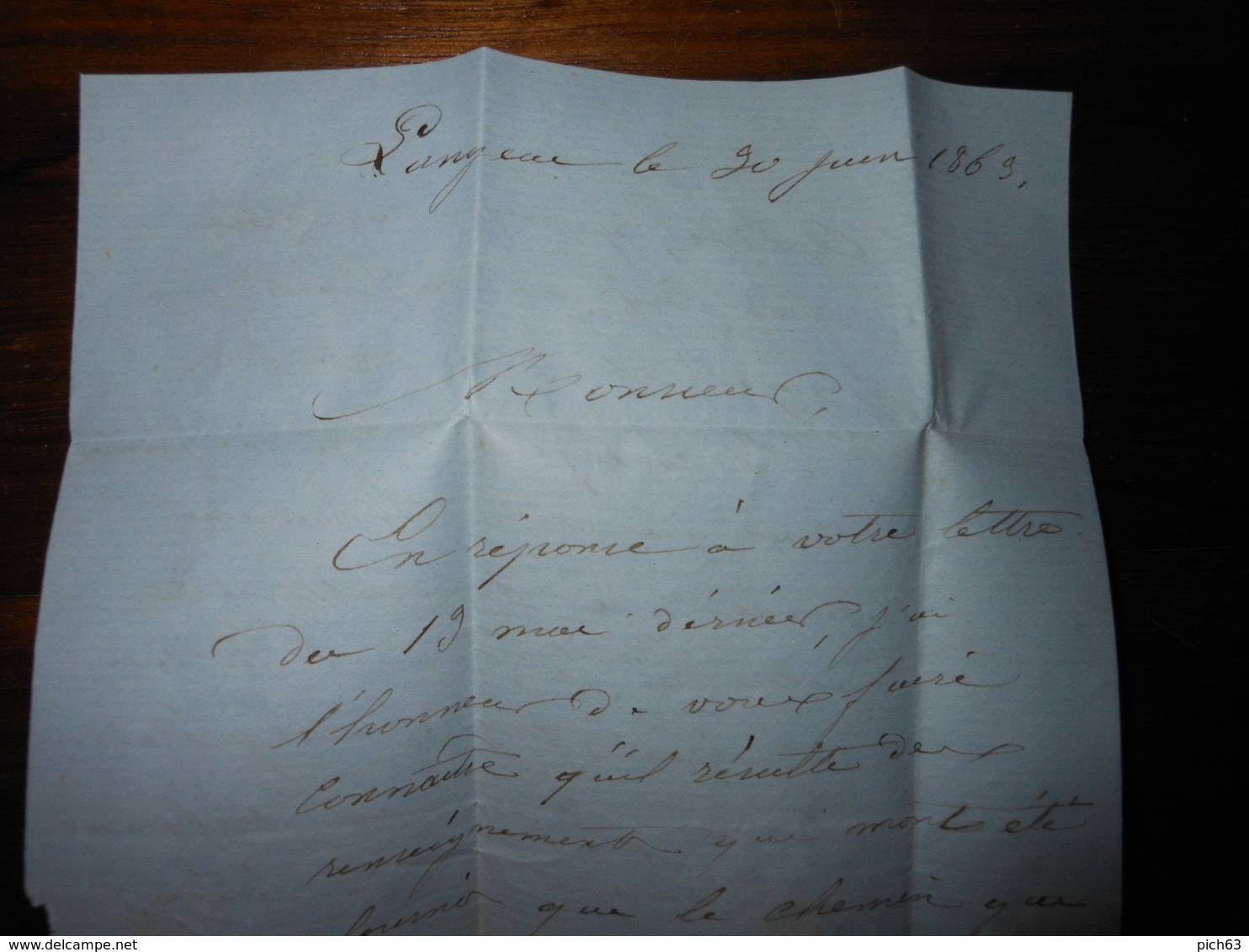 Lettre GC 1942 Langeac Haute Loire Avec Correspondance - 1849-1876: Période Classique