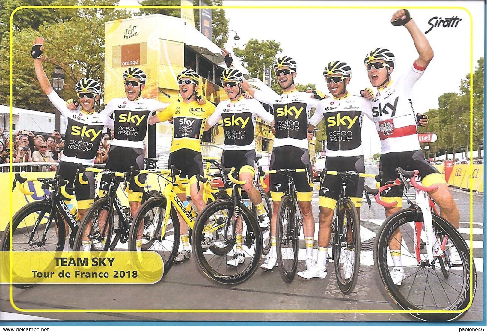 Ciclismo, Cyclisme, Cycling. CP Col. Groupe SKY - Cyclisme