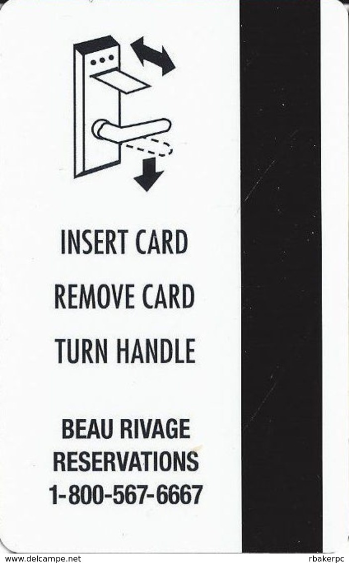 Beau Rivage Casino - Biloxi MS - Hotel Room Key Card - Hotel Keycards