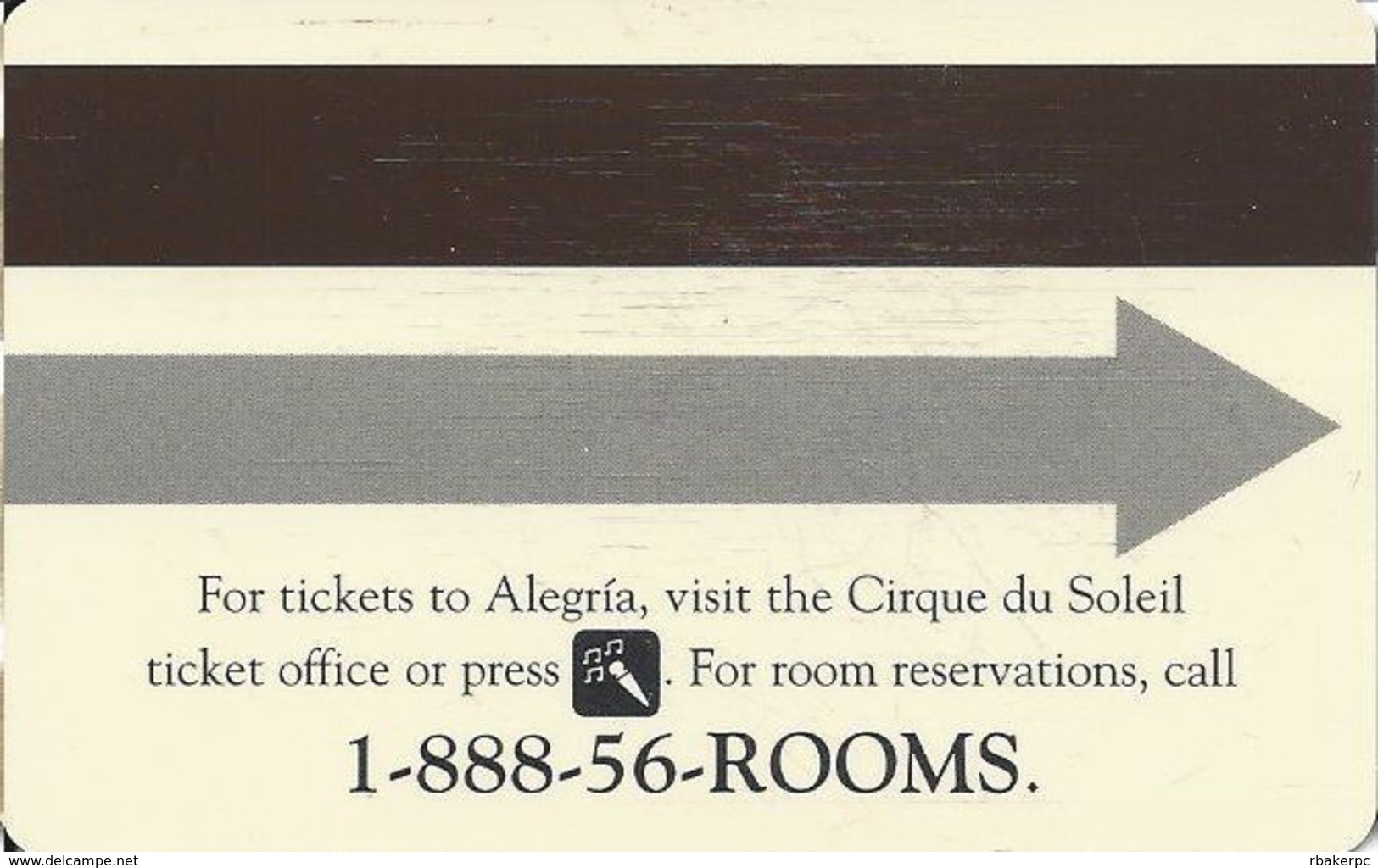 Beau Rivage Casino - Biloxi MS - Hotel Room Key Card - Hotel Keycards