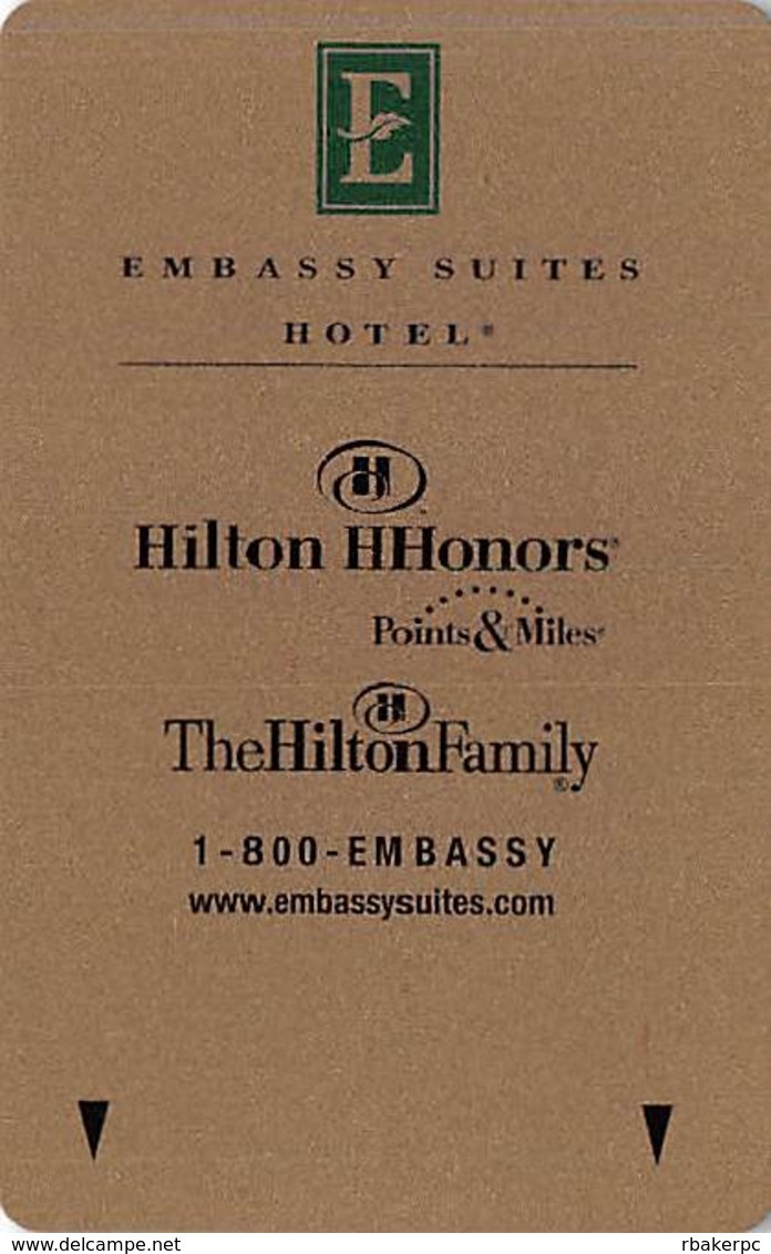 Hilton Embassy Suites Hotel - Hotel Room Key Card - Hotel Keycards