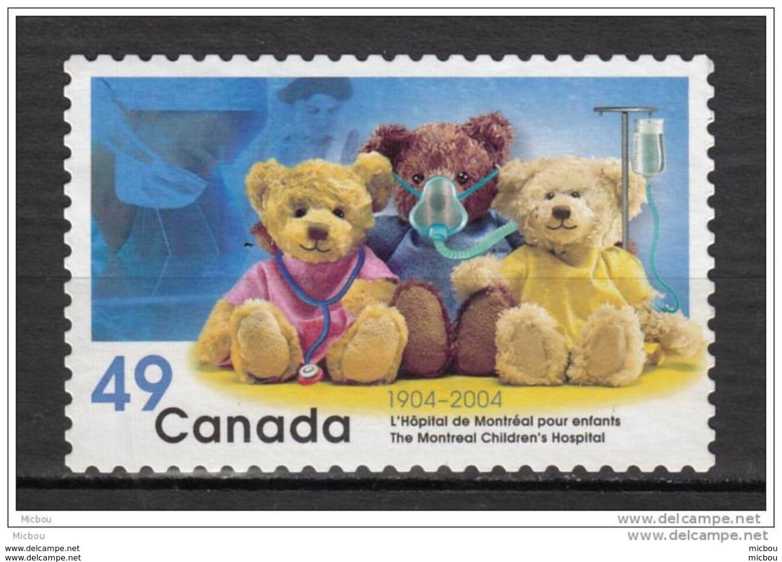 Canada, MNG, Ours, Ourson, Teddy Bear, Hôpital Pour Enfant, Infirmière, Children Hospital, Bear, Nurse, Médecine, - Ours