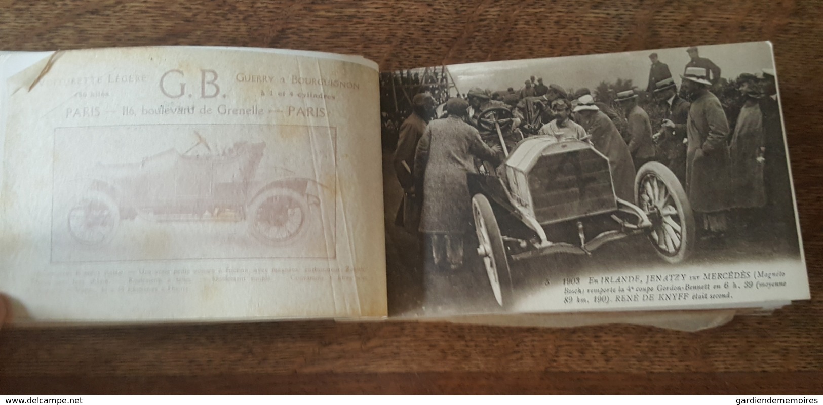 Superbe Carnet du Circuit Automobile de Dieppe - Voiture de Course - Nombreuses Pubs, Cycles & Motos Neuilly sur seine..