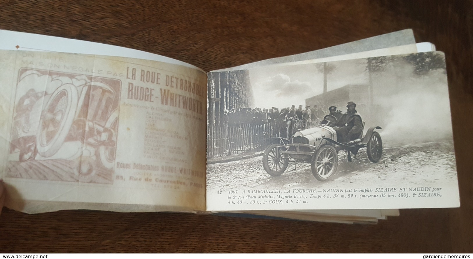 Superbe Carnet du Circuit Automobile de Dieppe - Voiture de Course - Nombreuses Pubs, Cycles & Motos Neuilly sur seine..