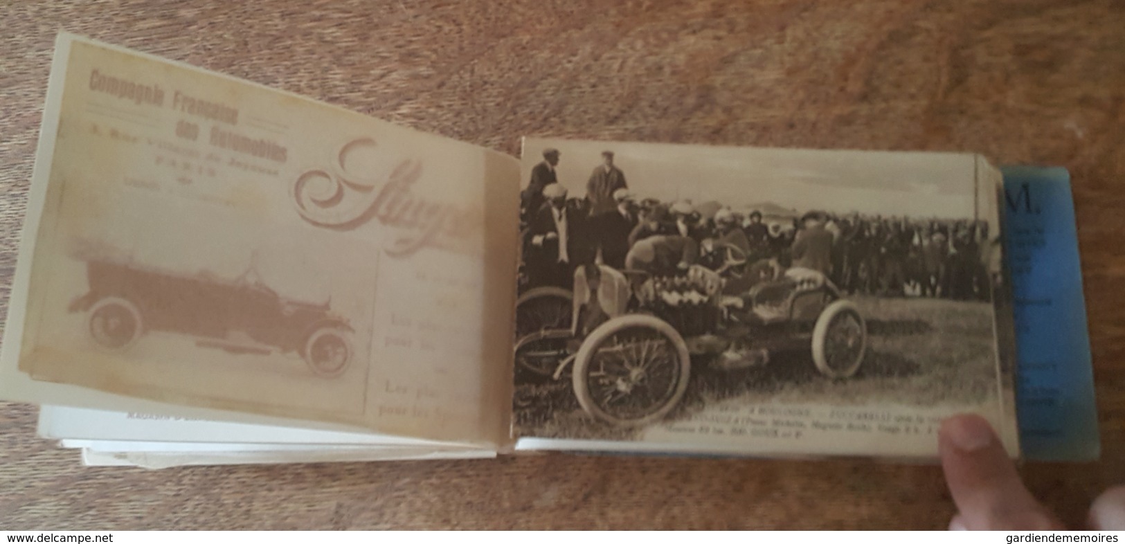 Superbe Carnet du Circuit Automobile de Dieppe - Voiture de Course - Nombreuses Pubs, Cycles & Motos Neuilly sur seine..