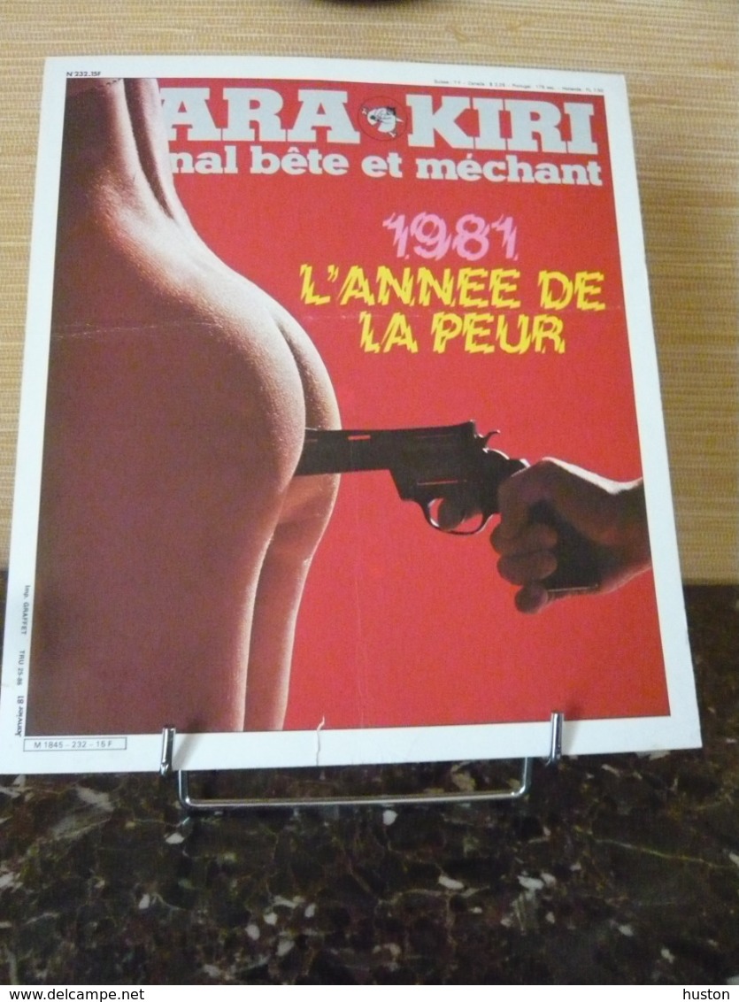 1981 - AFFICHE HARA KIRI - "L'année De La Peur" - Afiches