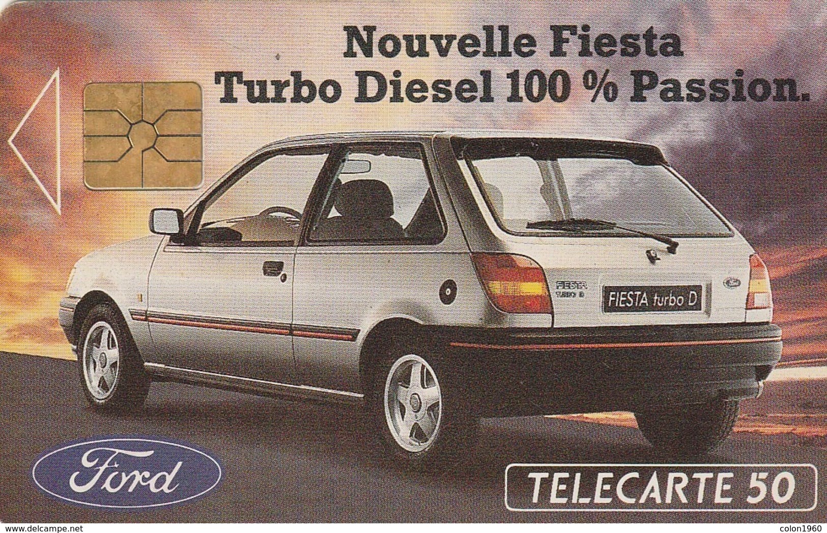 FRANCIA. Ford Fiesta. 50U. 07/91. 0164. (224) - Cars