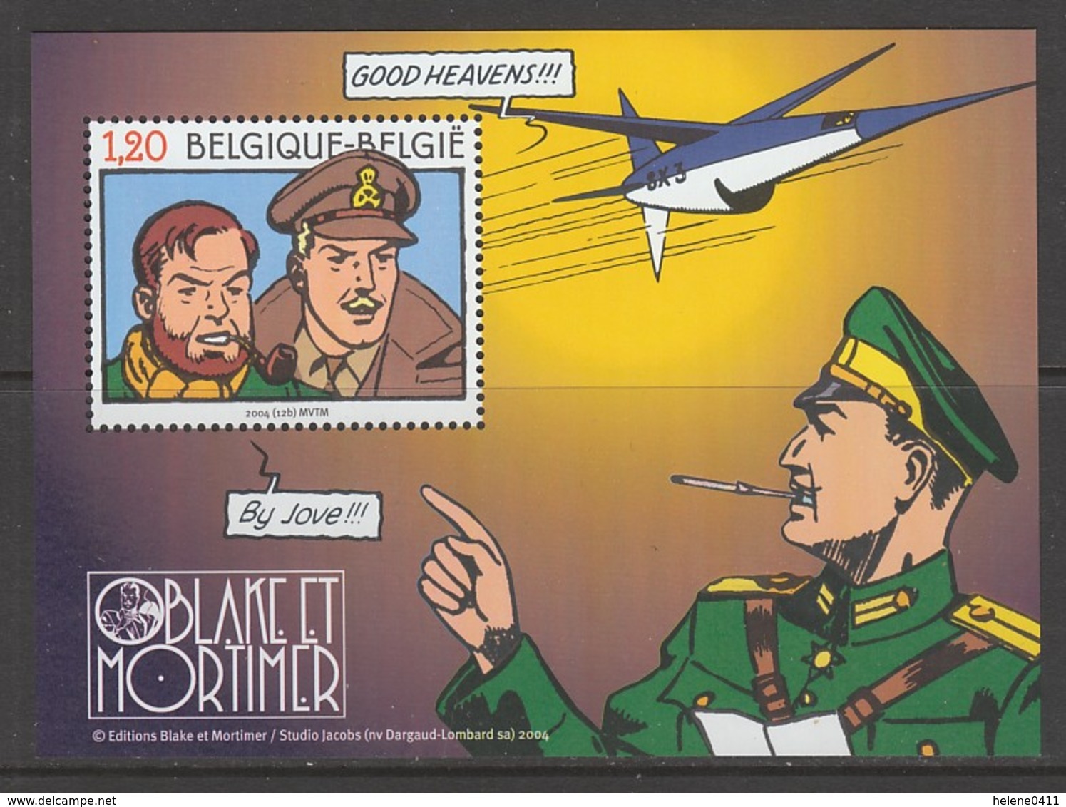 BLOC NEUF DE BELGIQUE - BLAKE ET MORTIMER N° Y&T 102 - Comics