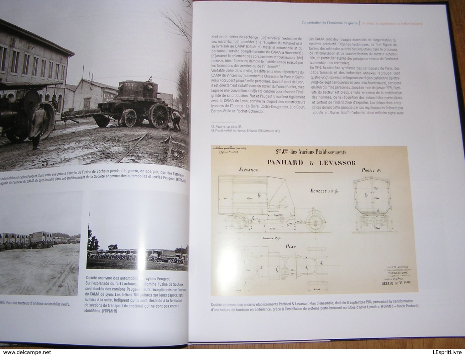 USINES EN GUERRE Guerre 14 18 Industrie Armement Automobile Citroën Peugeot Panhard Camion Moto Femme Ouvrière Obus ACF