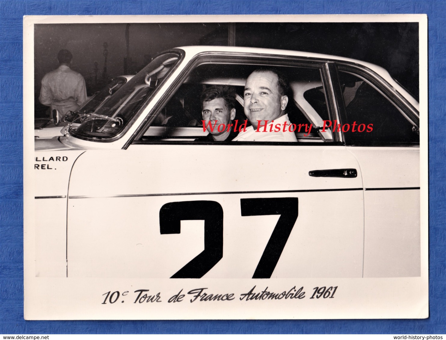 Photo Ancienne - NICE - Départ Du 10e Tour De France Automobile - 14 Septembre 1961 - Auto BMW 750 - Gaillard - Automobiles