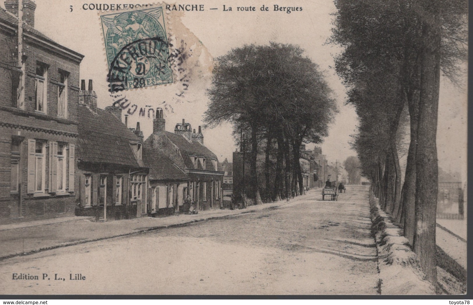 COUDEKERQUE-BRANCHE La Route De Bergues - Coudekerque Branche