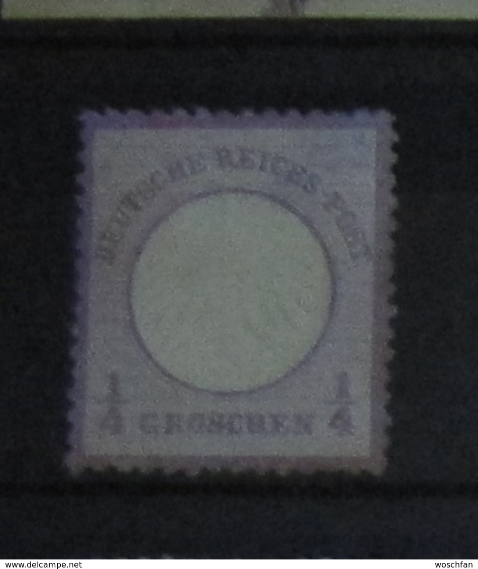 Deutsches Reich 1872, Mi. 1: 1/4 Groschen, 2. Wahl / 2nd Quality - Gebraucht