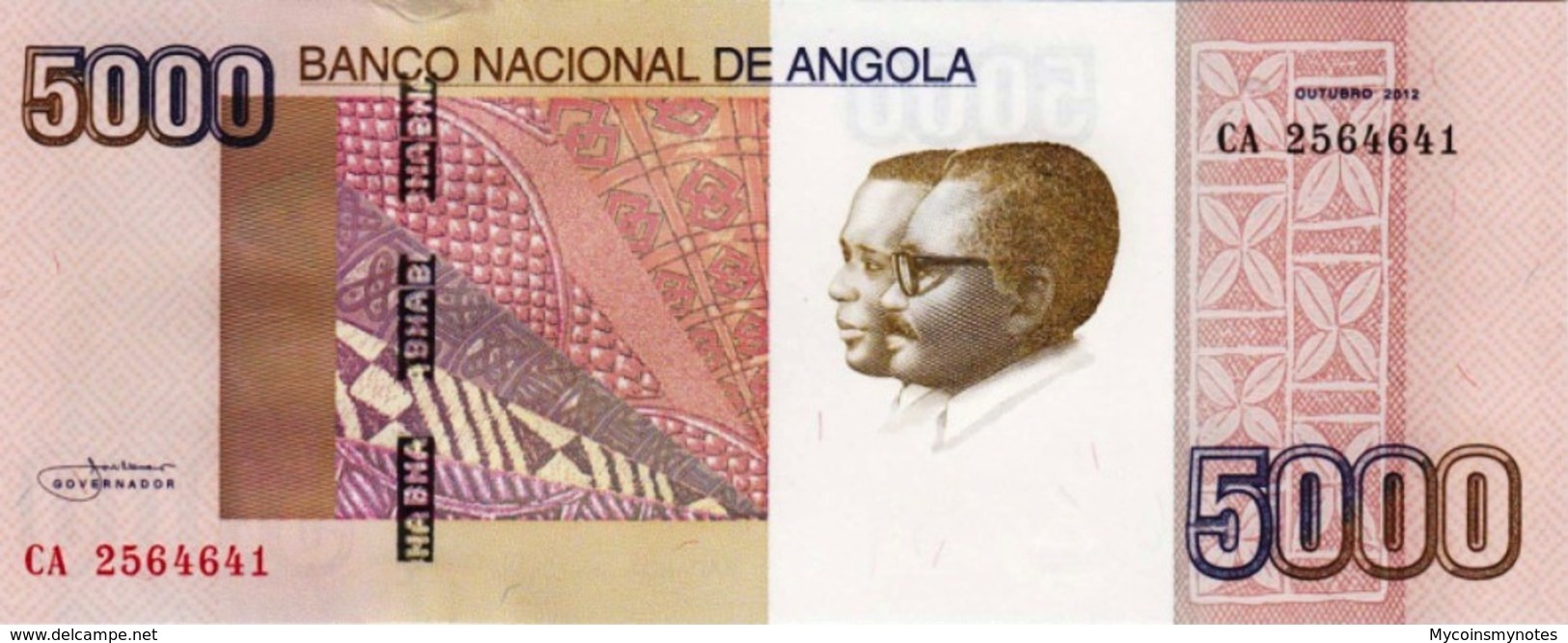 ANGOLA 5000 Kwanzas 2012 (2018) - Kapanda Falls, P158, UNC - Angola