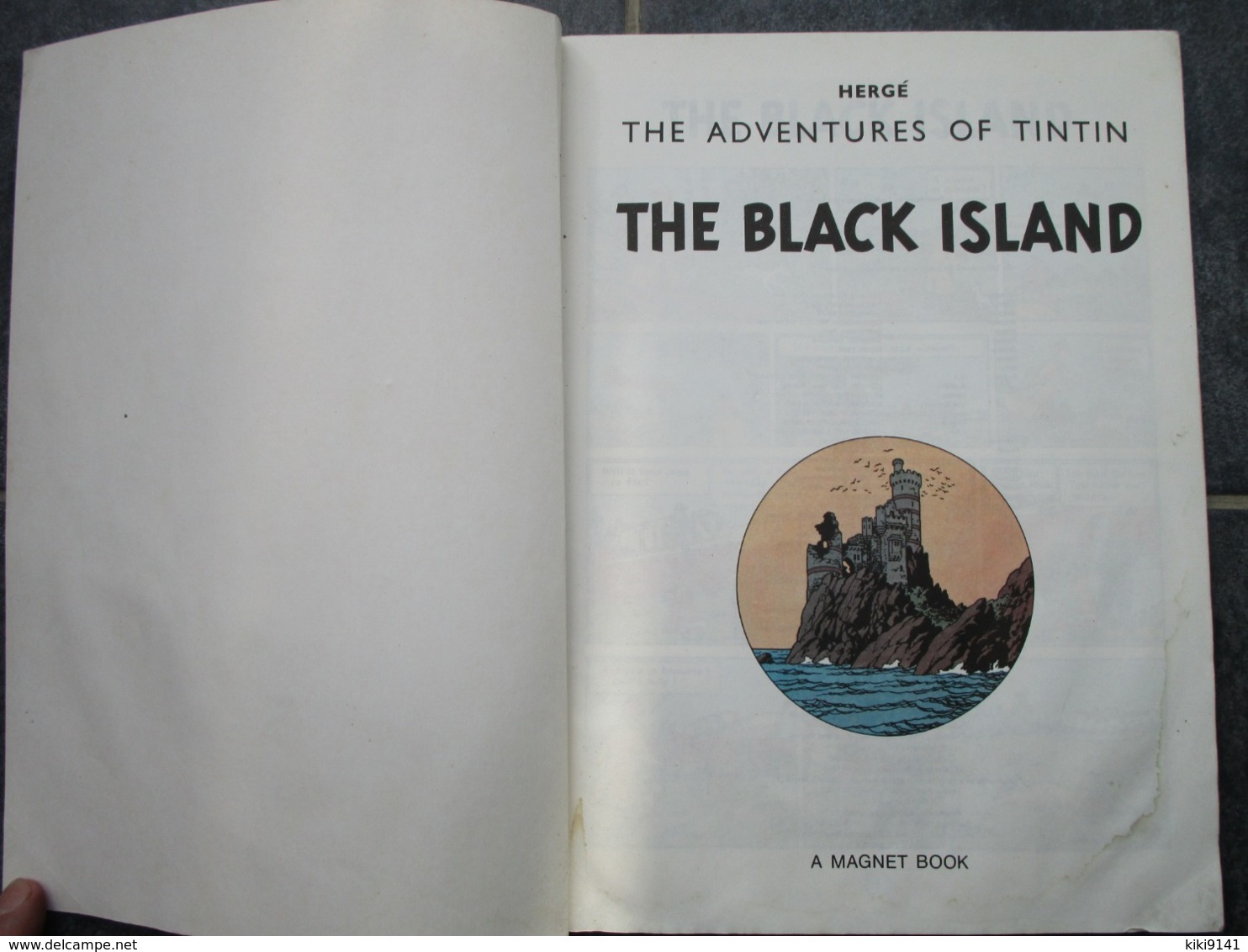 THE BLACK ISLAND - The Aventures Of Tintin - BD Britanniques