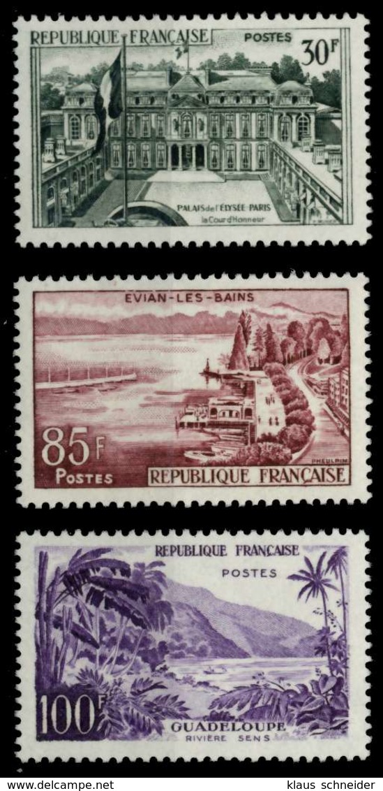 FRANKREICH 1959 Nr 1232-1234 Postfrisch X88D462 - Unused Stamps