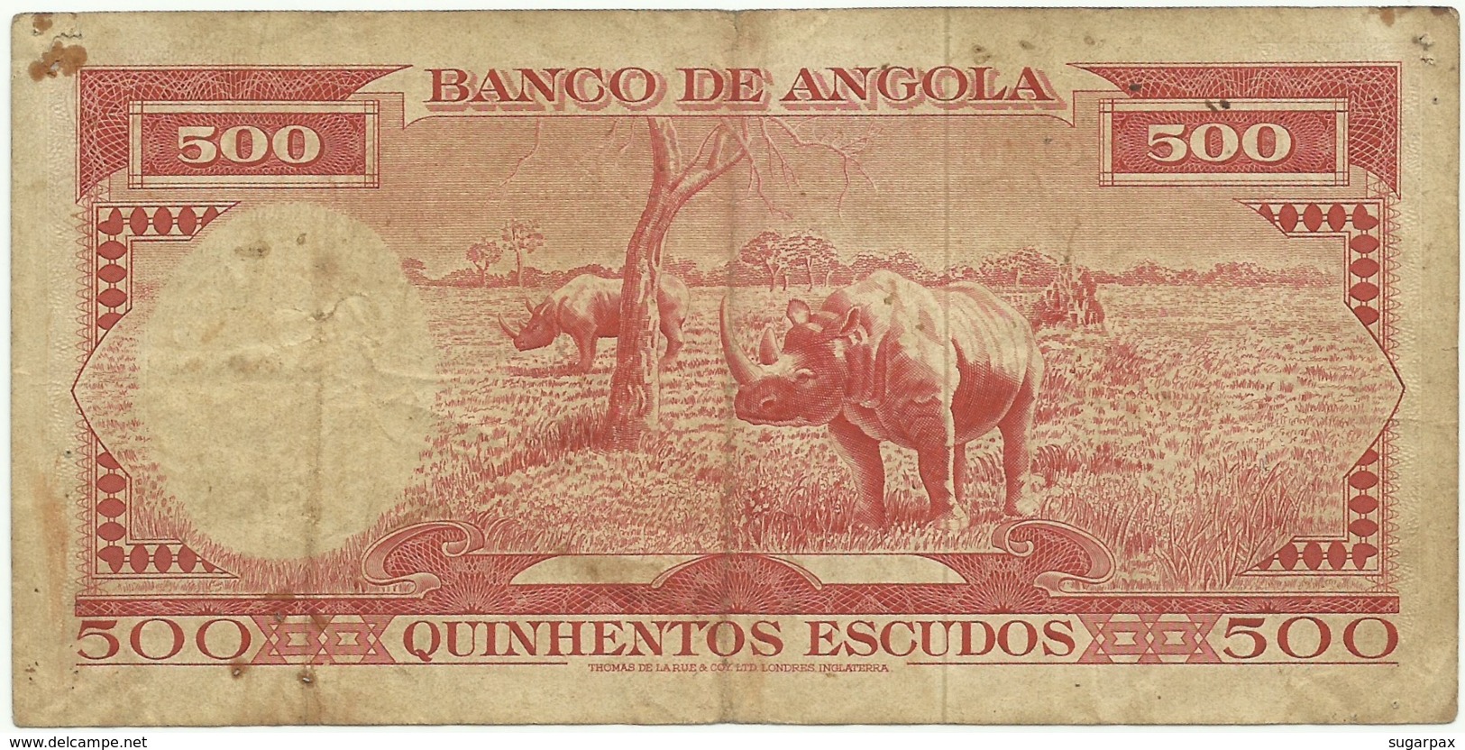 Angola - 500 Escudos - 10.06.1970 - Pick 97 - Série 2 Eju - Américo Tomás - PORTUGAL - Angola