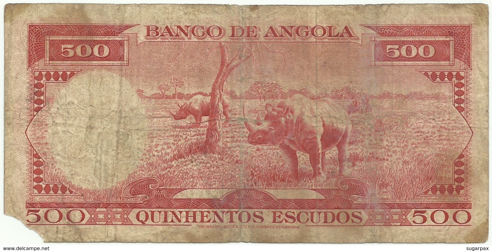 Angola - 500 Escudos - 10.06.1970 - Pick 97 - Série 2 Gdt - Américo Tomás - PORTUGAL - Angola