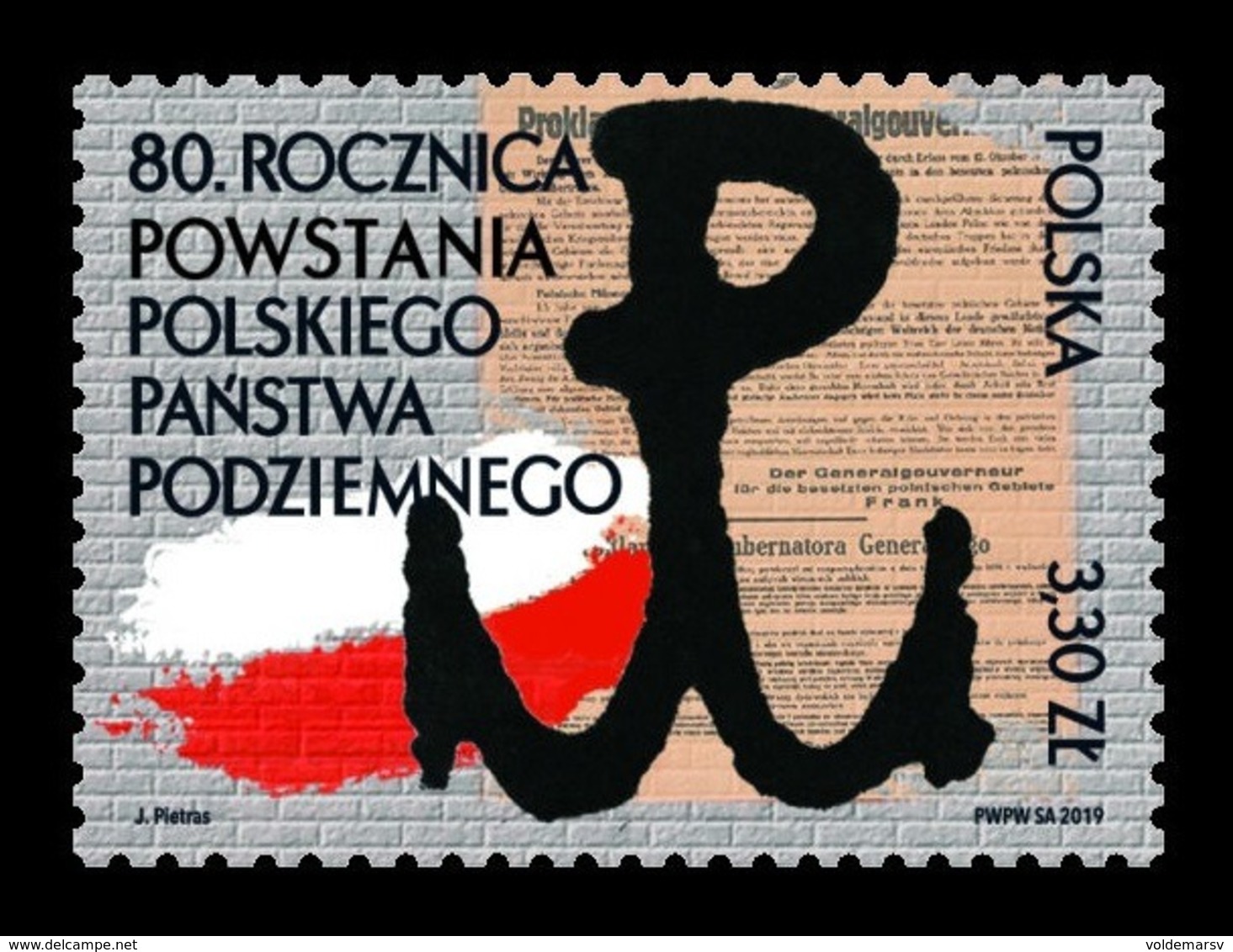 Poland 2019 Mih. 5157 World War II. Polish Underground State MNH ** - Unused Stamps