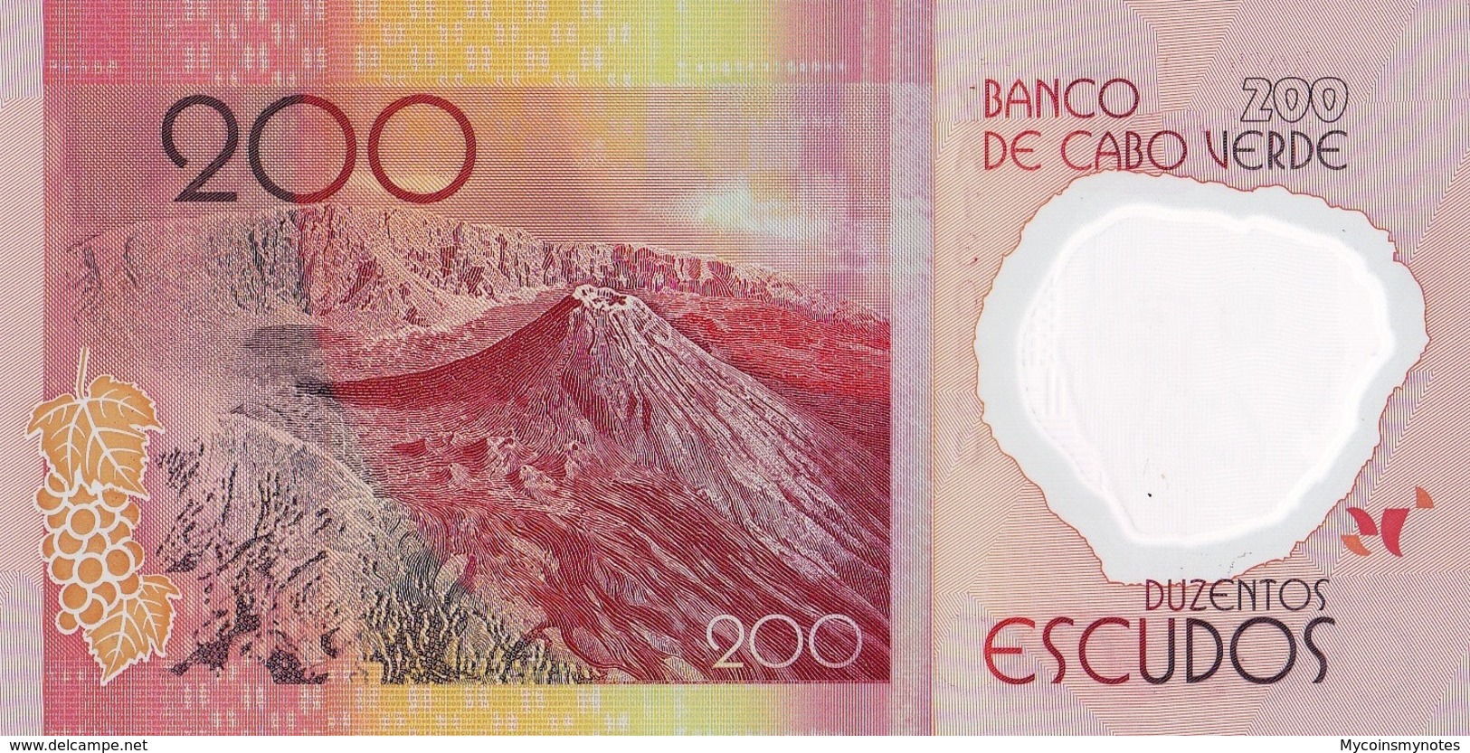 CAPE VERDE 200 Escudos Banknote, From 2014, P71, UNC - Cape Verde