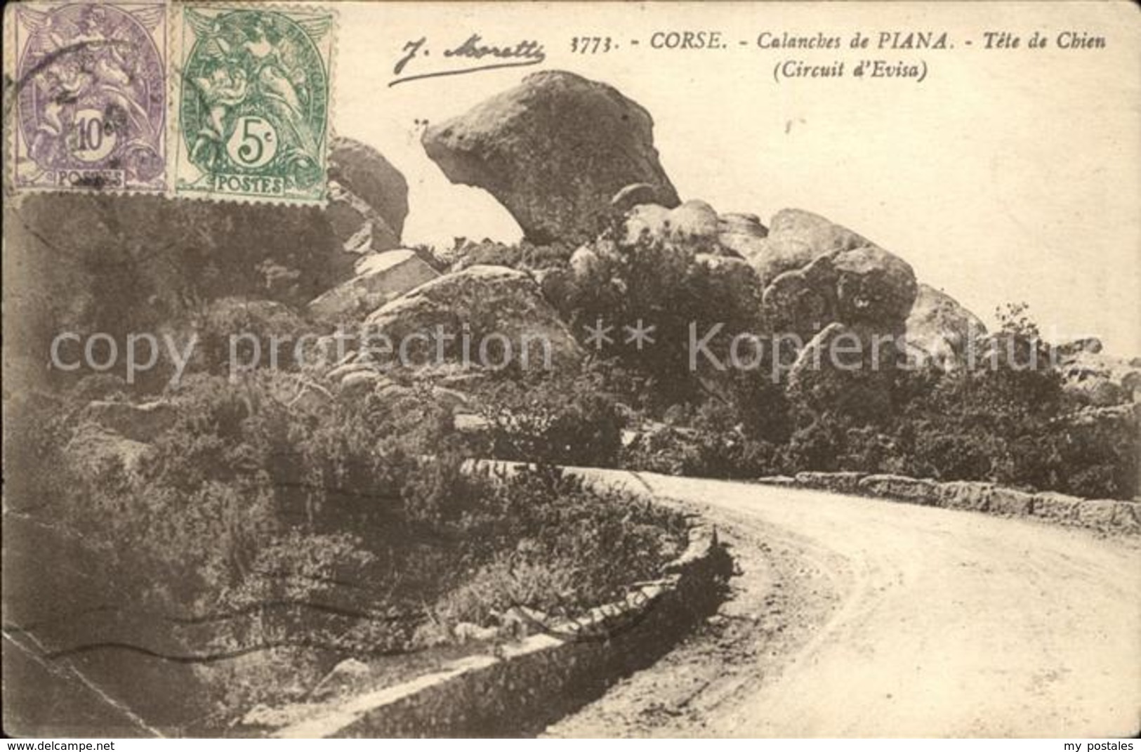 11657305 Piana Calanches De Piana Tete De Chien Rocher Piana - Autres & Non Classés