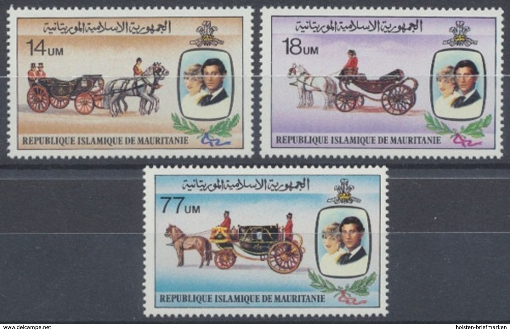 Mauretanien, Michel Nr. 726-728, Postfrisch / MNH - Mauretanien (1960-...)