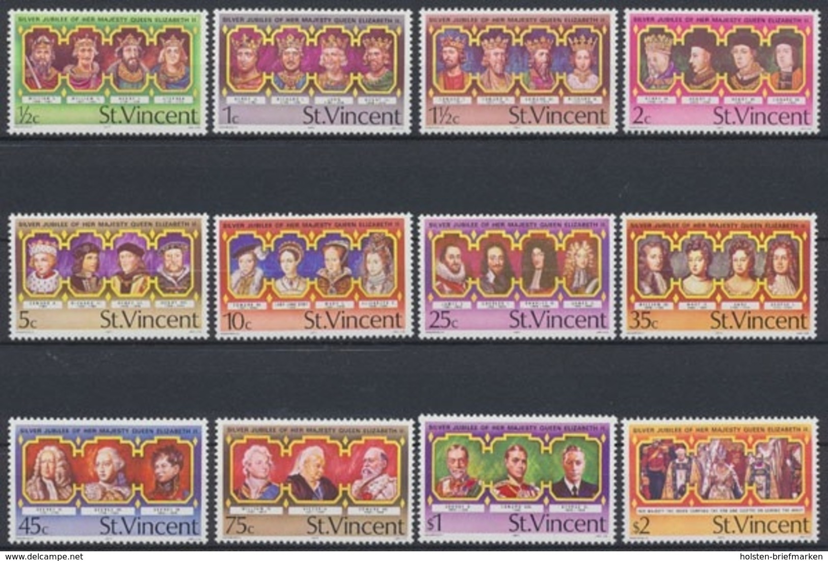 St. Vincent U. D. Grenadinen, Michel Nr. 459-470, Postfrisch / MNH - St.Vincent Und Die Grenadinen