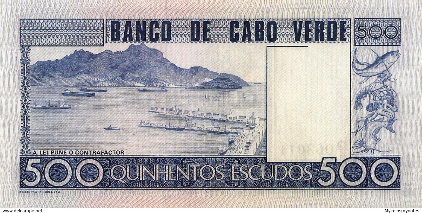 CAPE VERDE 500 ESCUDOS FROM 1977, P55, UNC - Cap Verde